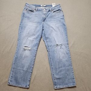 Levi's boyfriend distressed jeans Sz 16w